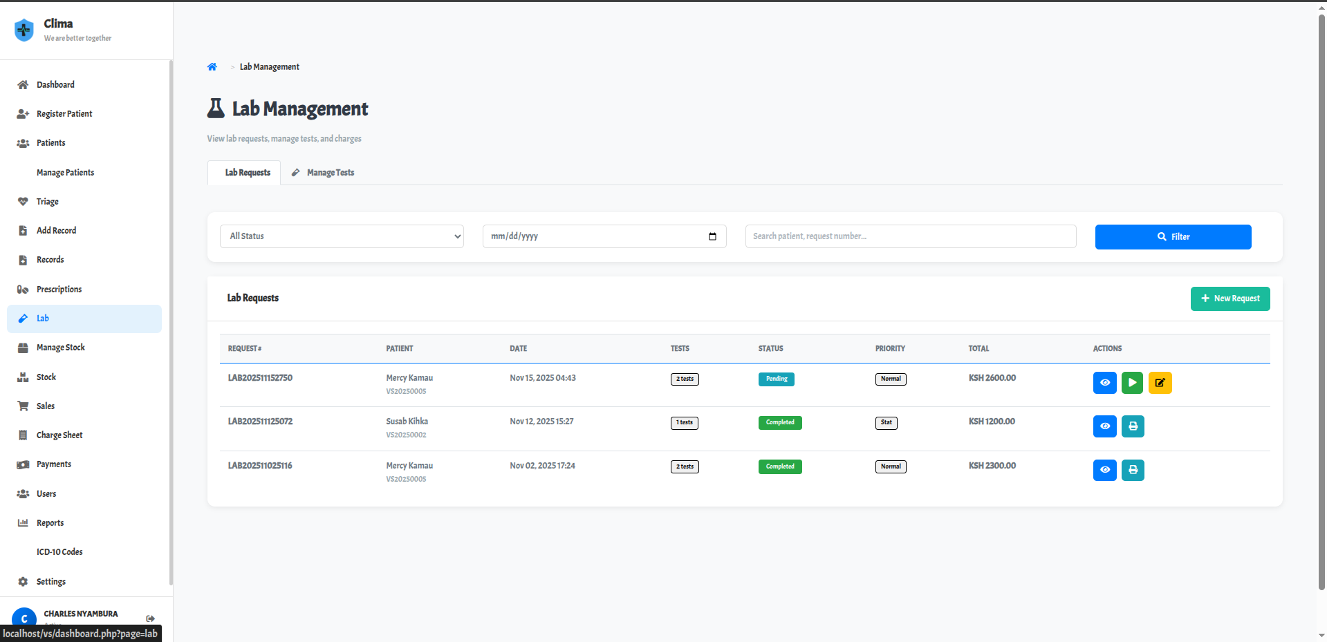 Laboratory Management