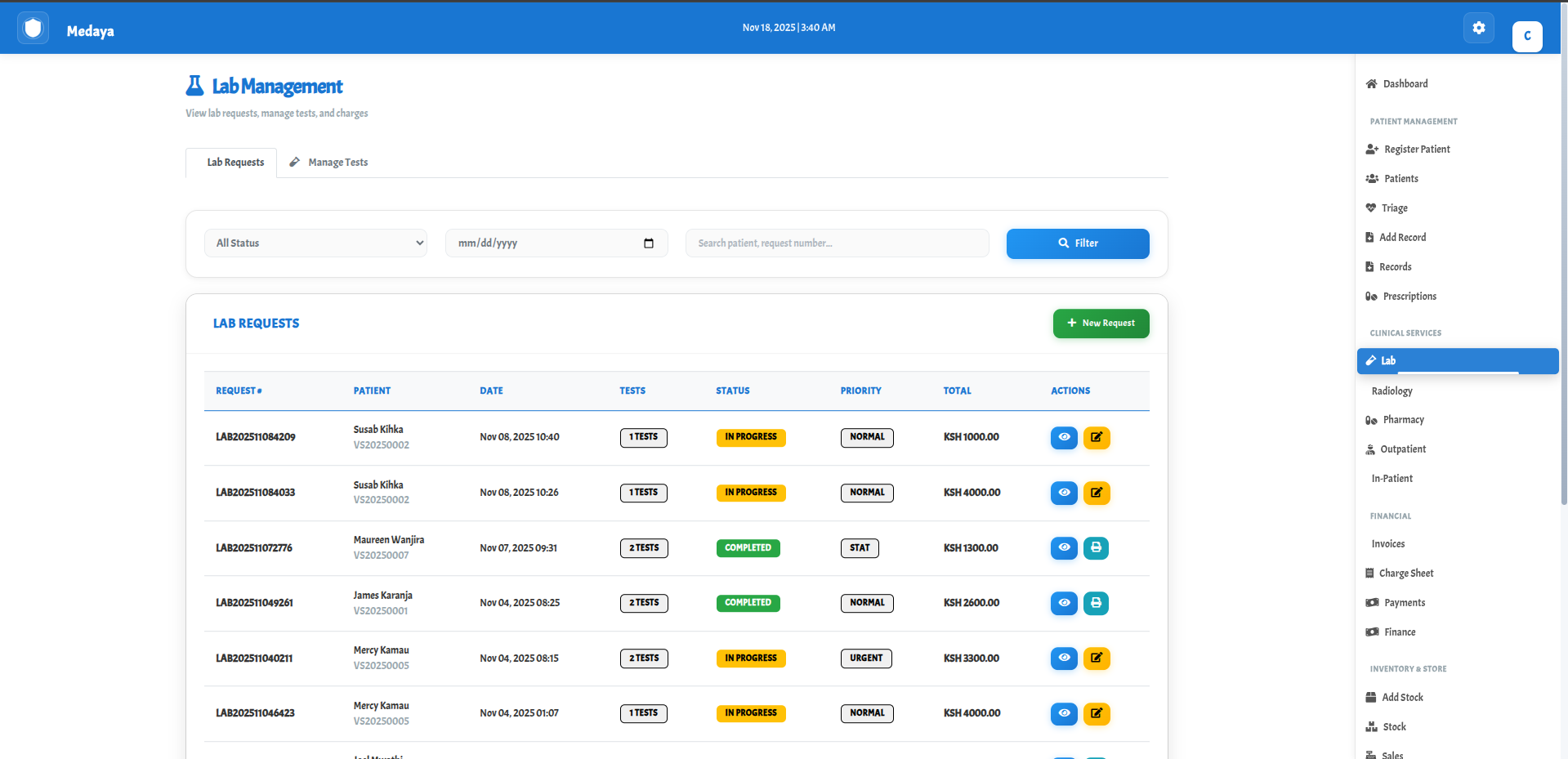 Laboratory Management