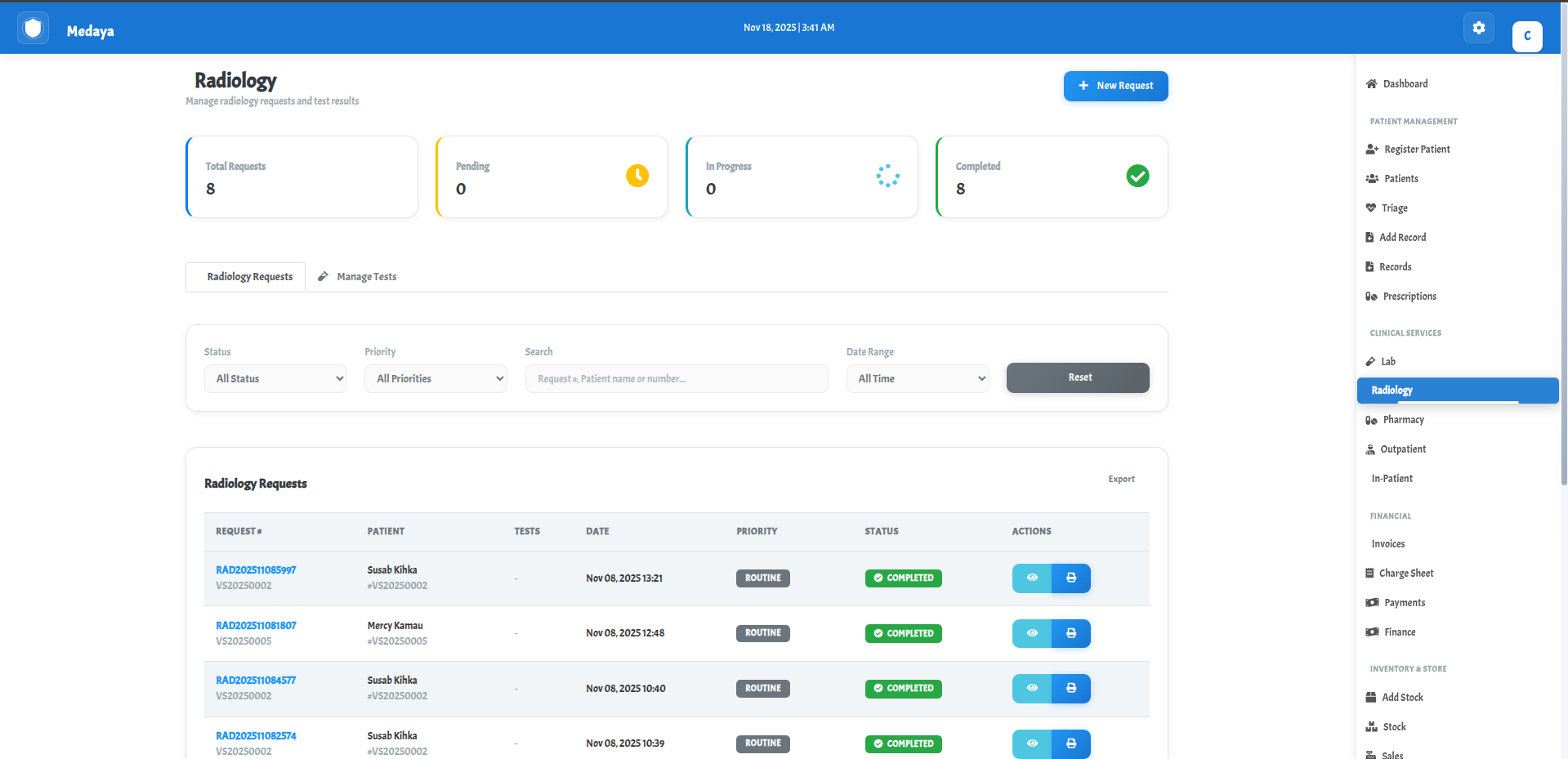 Radiology Management
